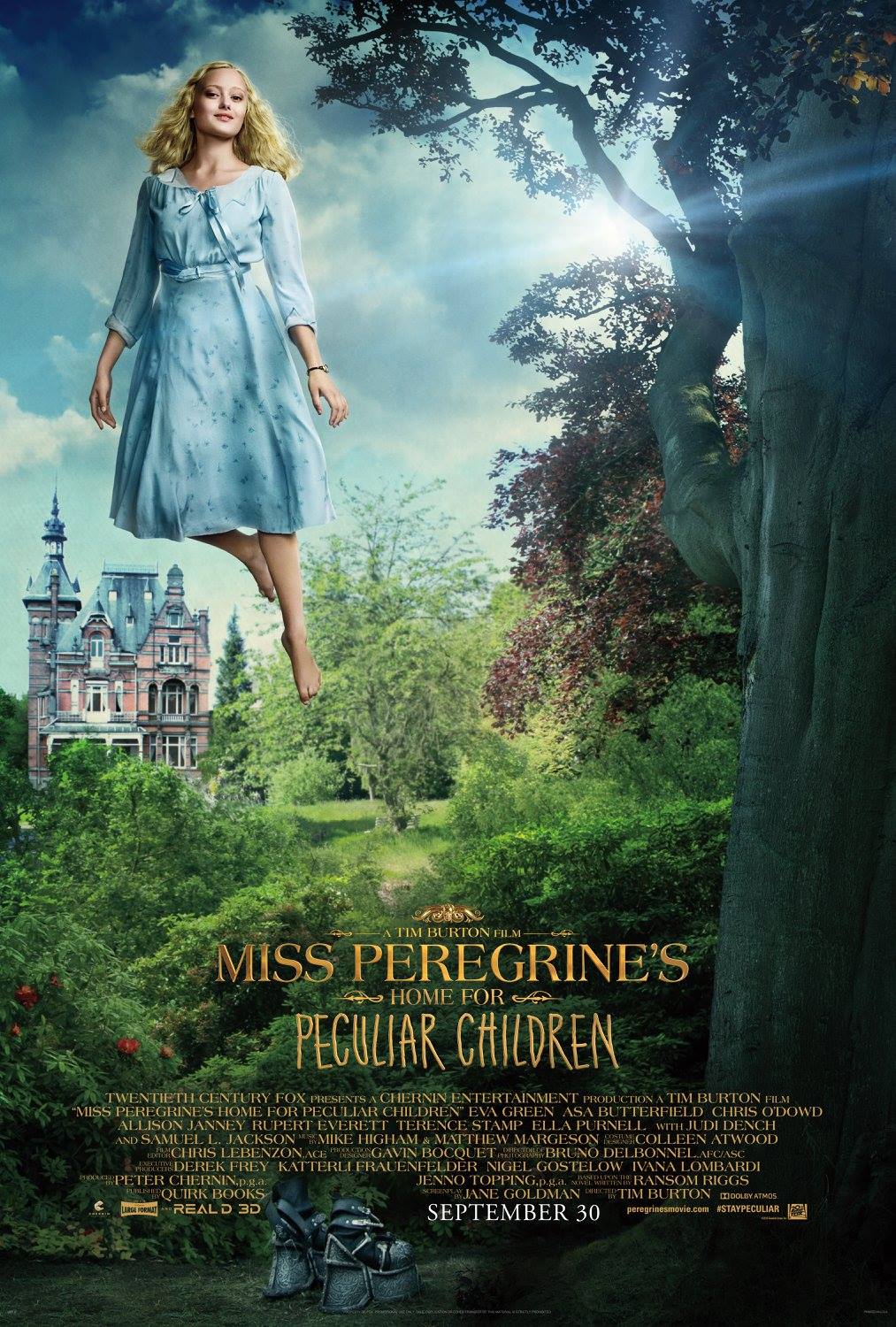 ティム・バートン監督、エヴァ・グリーン主演のダーク・ファンタジー「ミス・ペレグリンと奇妙な子供たち」、見たいですか? | 映画、大好き